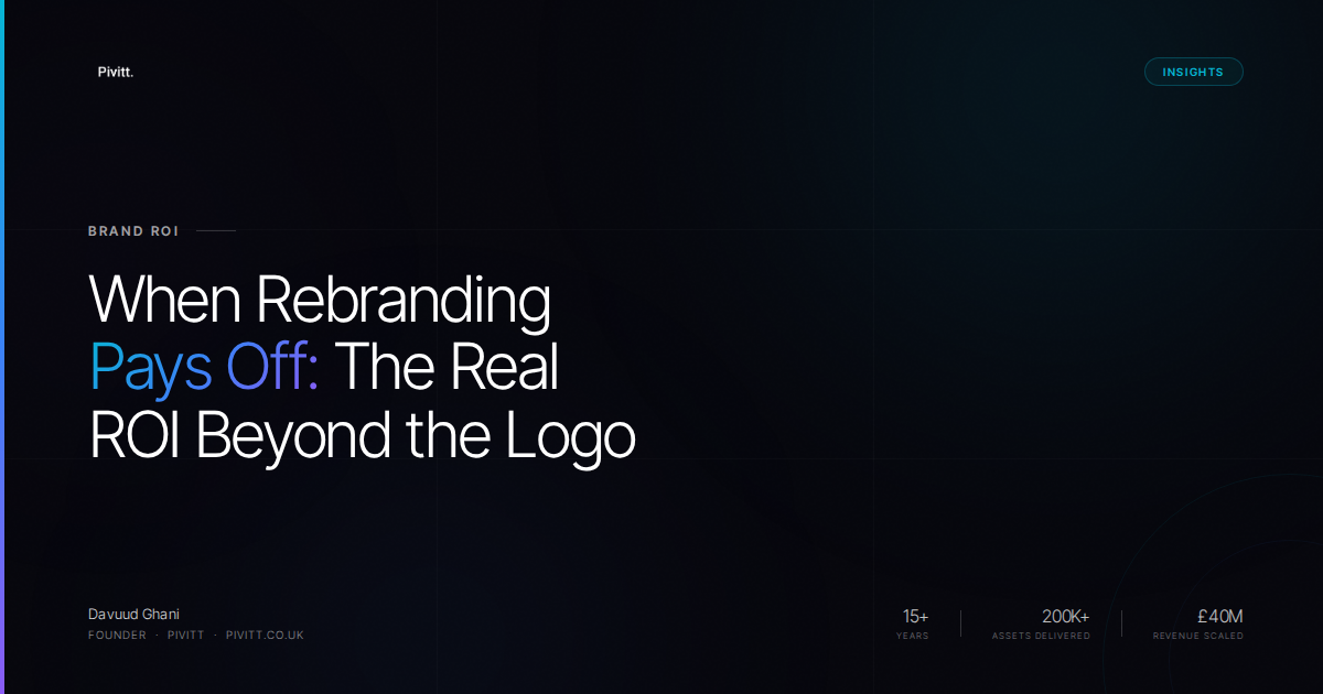 When Rebranding Pays Off: The Real ROI Beyond the Logo