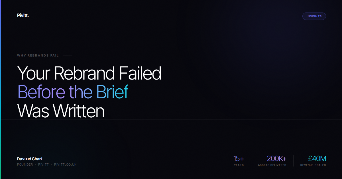 The Real Reason Your Rebrand Failed