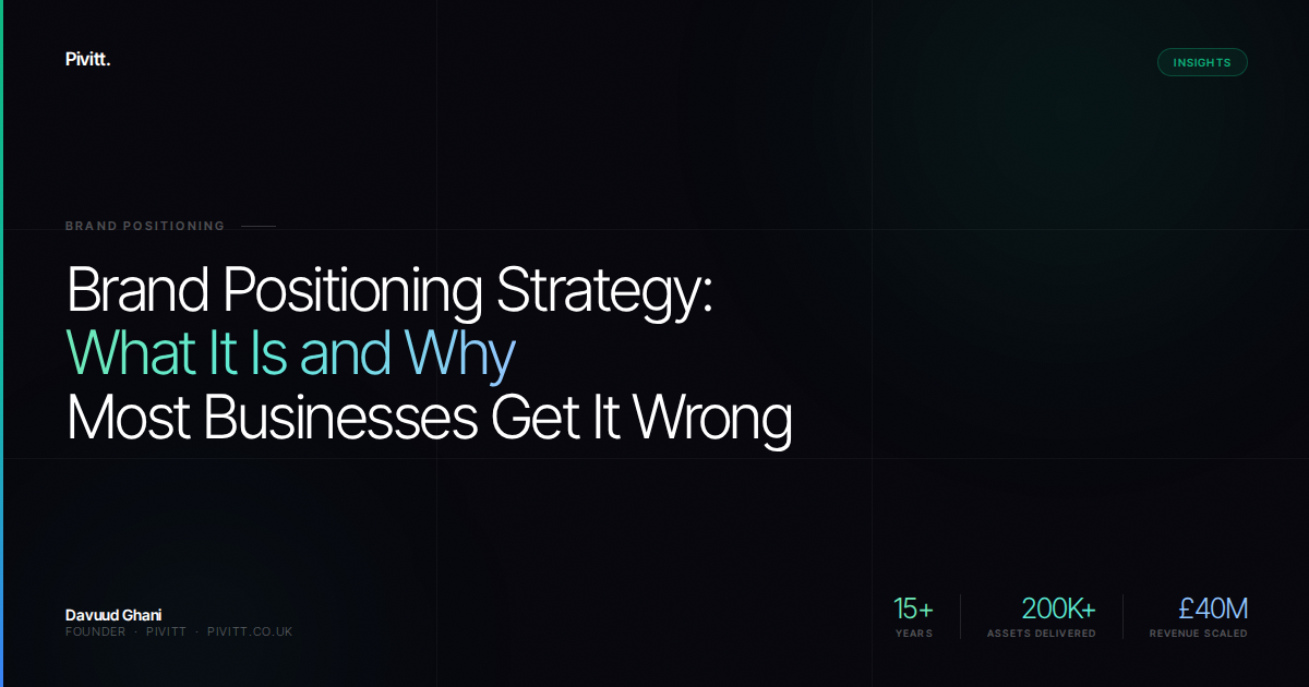 Brand Positioning Strategy: What It Is and Why Most Businesses Get It Wrong