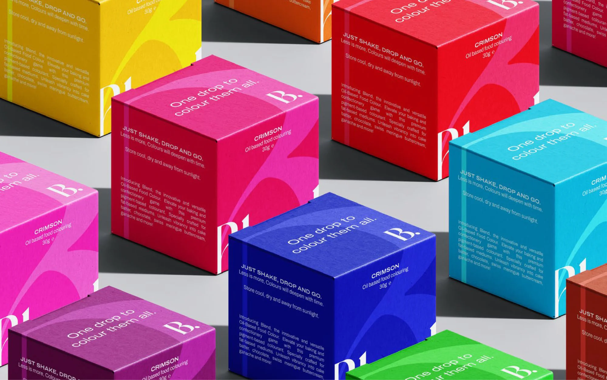 Blend brand packaging