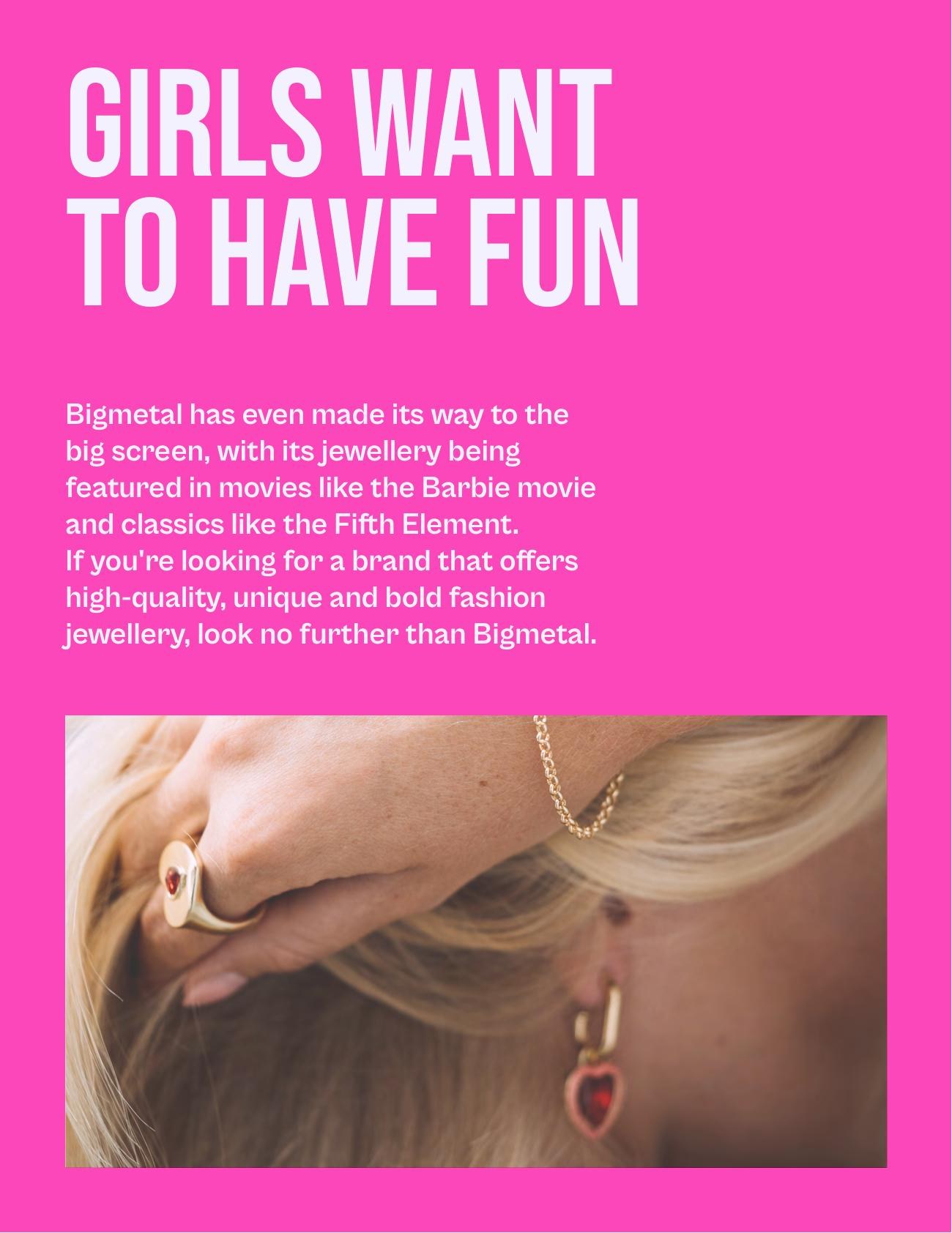 Statement page, girls want to have fun