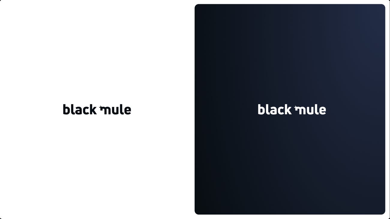 Black Mule Concept 03, wordmark