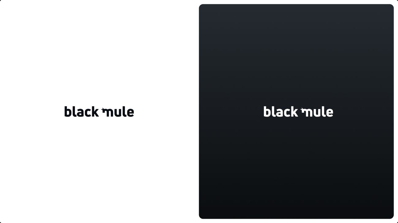 Black Mule Refined 01, wordmark