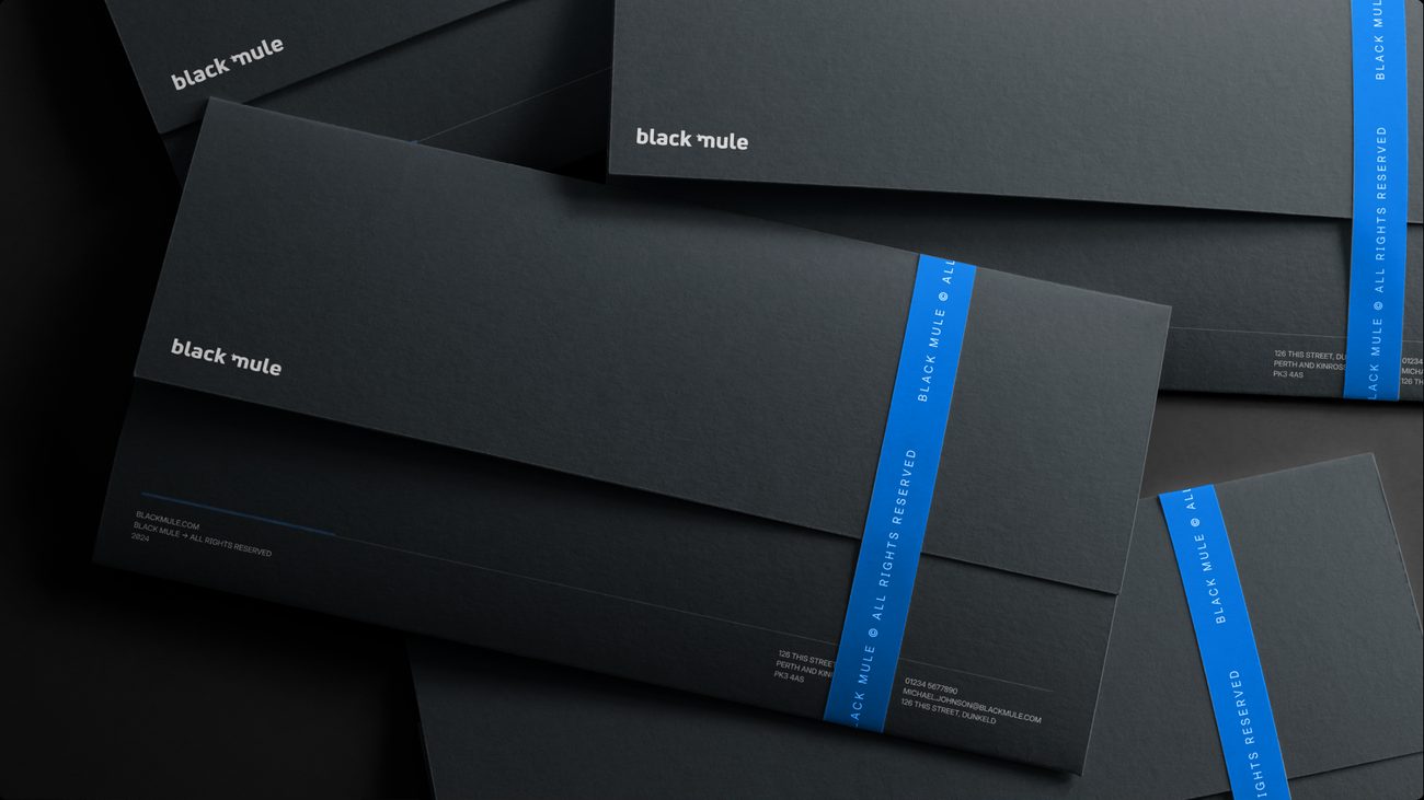 Black Mule envelopes