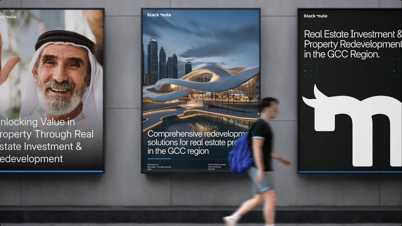 Black Mule street posters