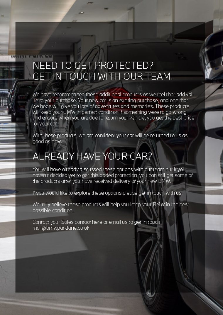 BMW handover pack page 7