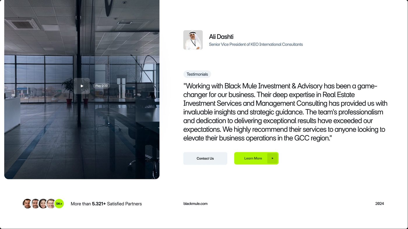 Black Mule client endorsement from KEO International