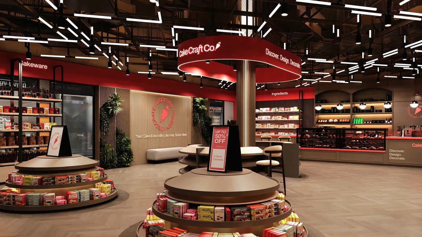 Cake Craft Co flagship store interior