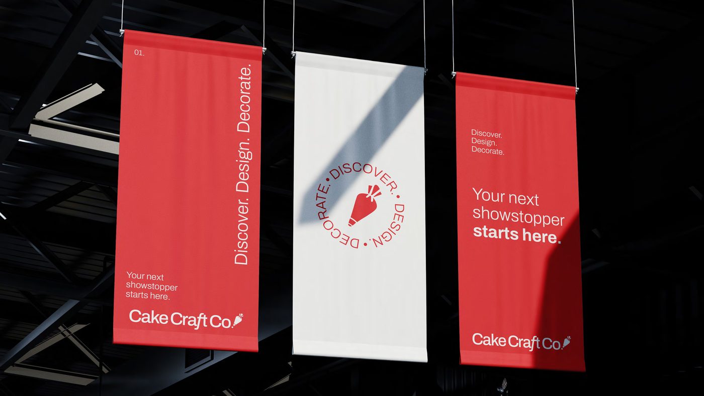 Cake Craft Co retail banners
