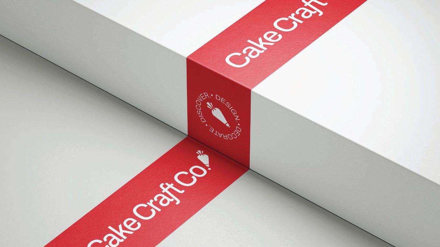 Cake Craft Co branded packing tape