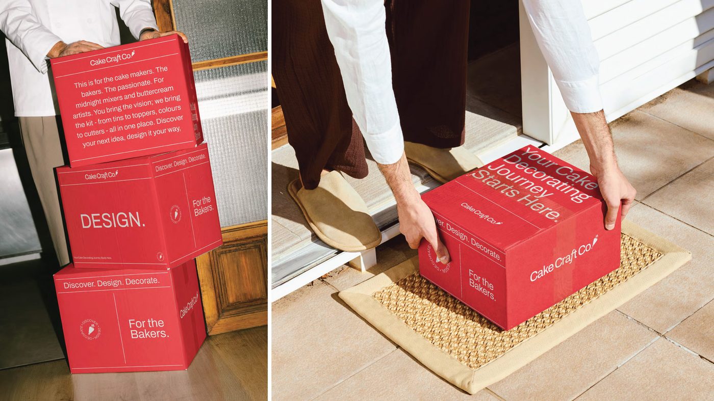 Cake Craft Co shipping boxes