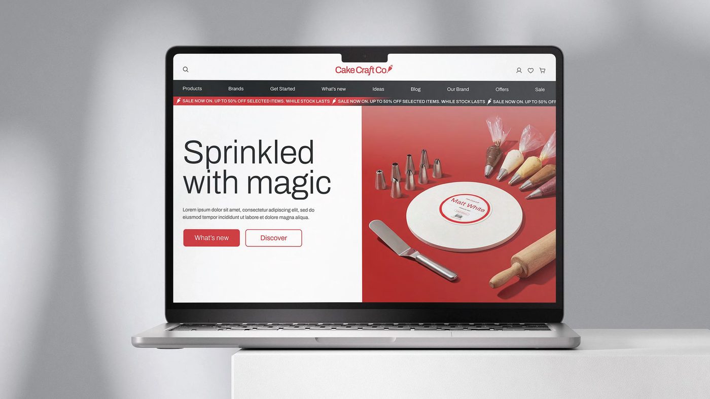 Cake Craft Co web home