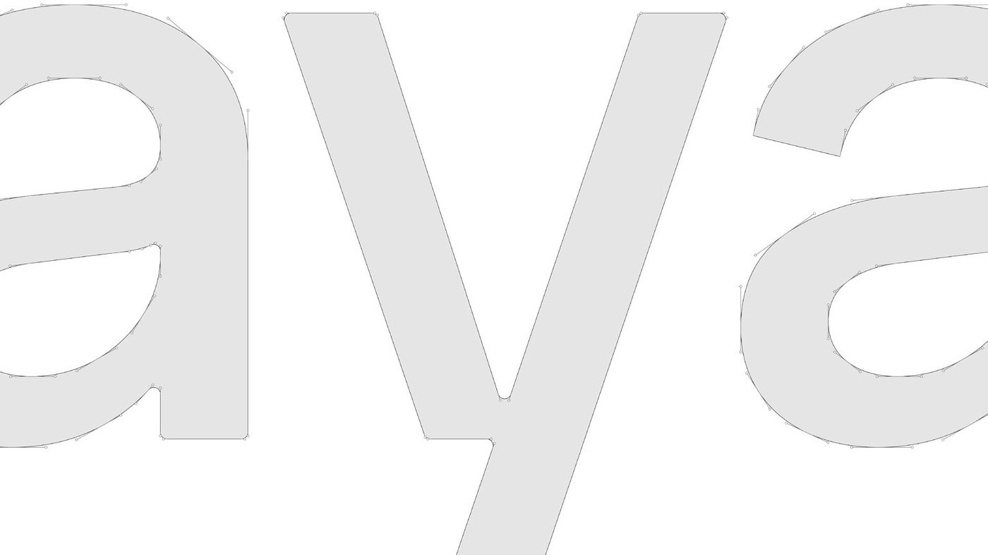 Typography detail, anchor points and craft.