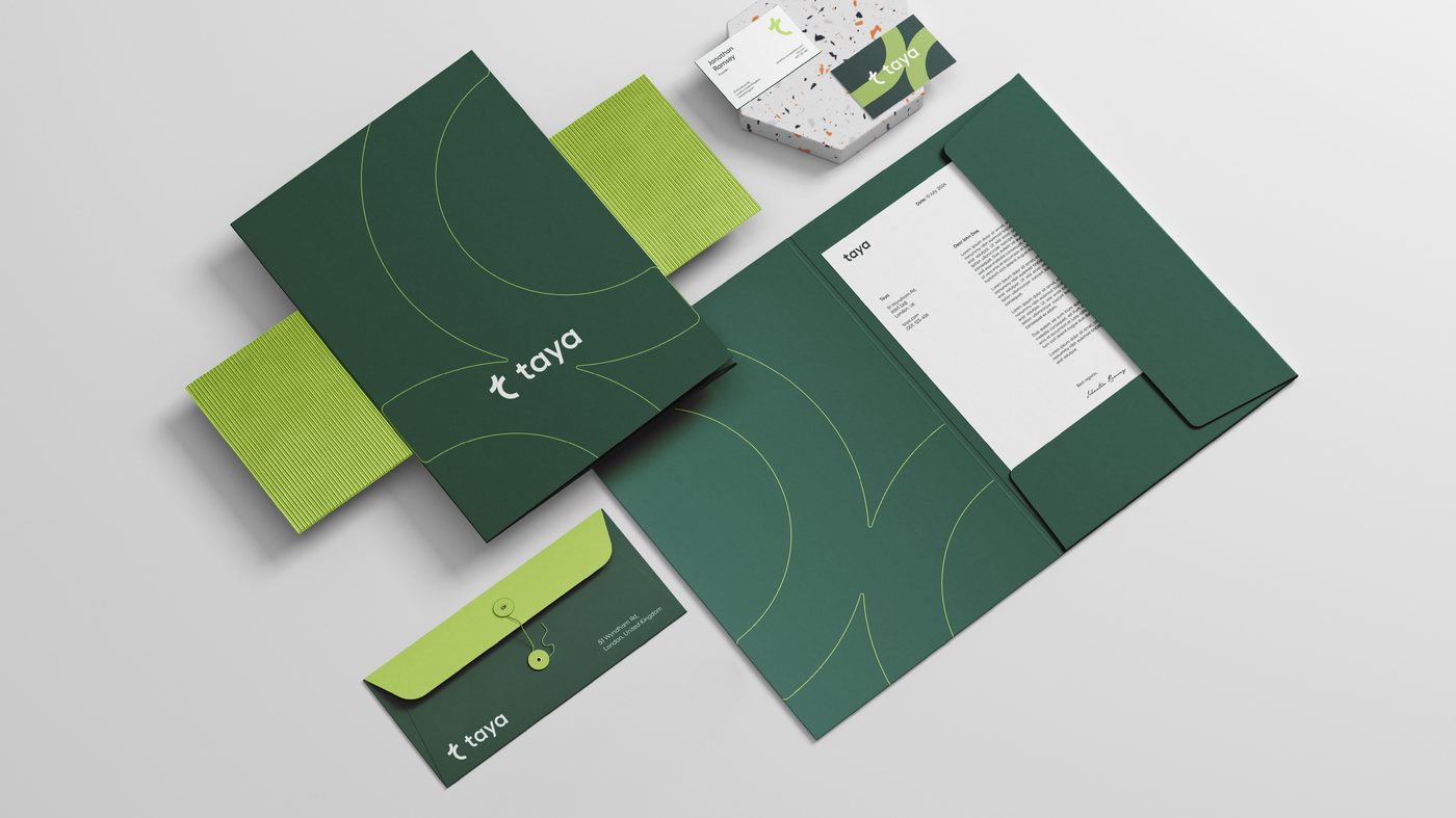 Final brand stationery system.