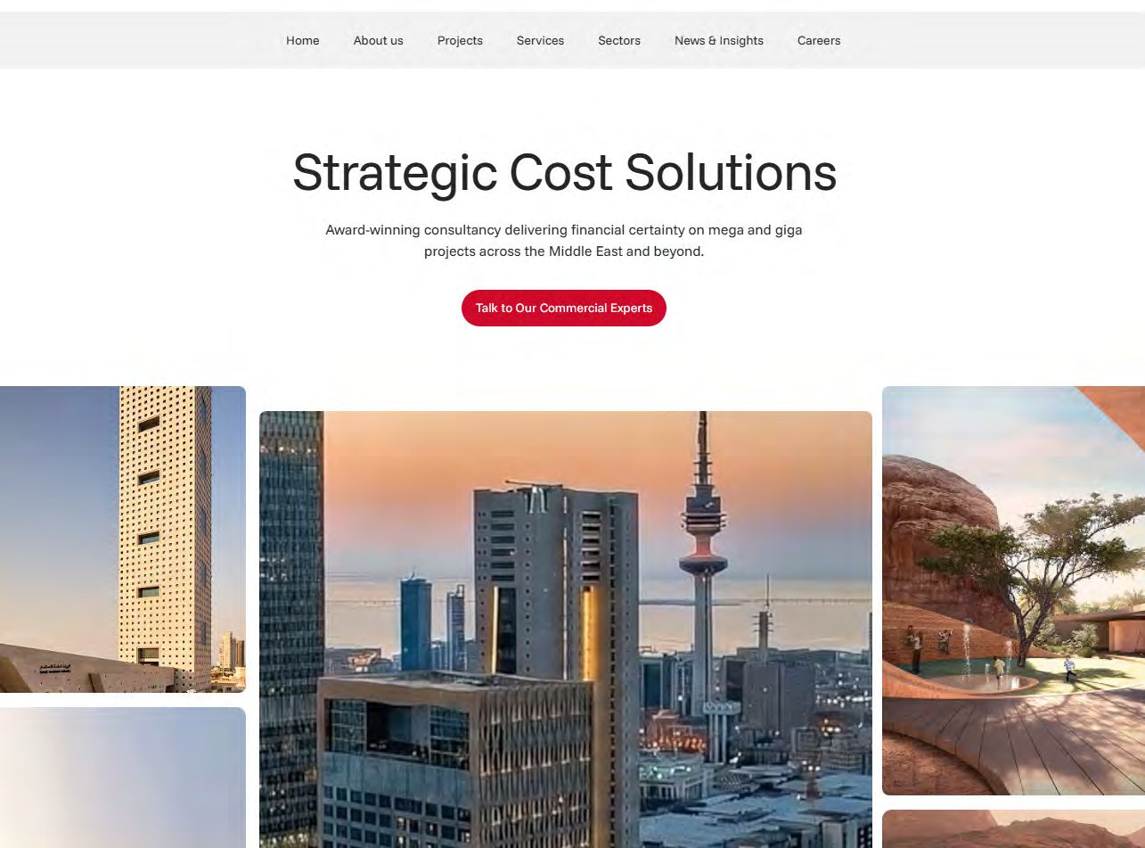 C-Quest homepage and project showcase