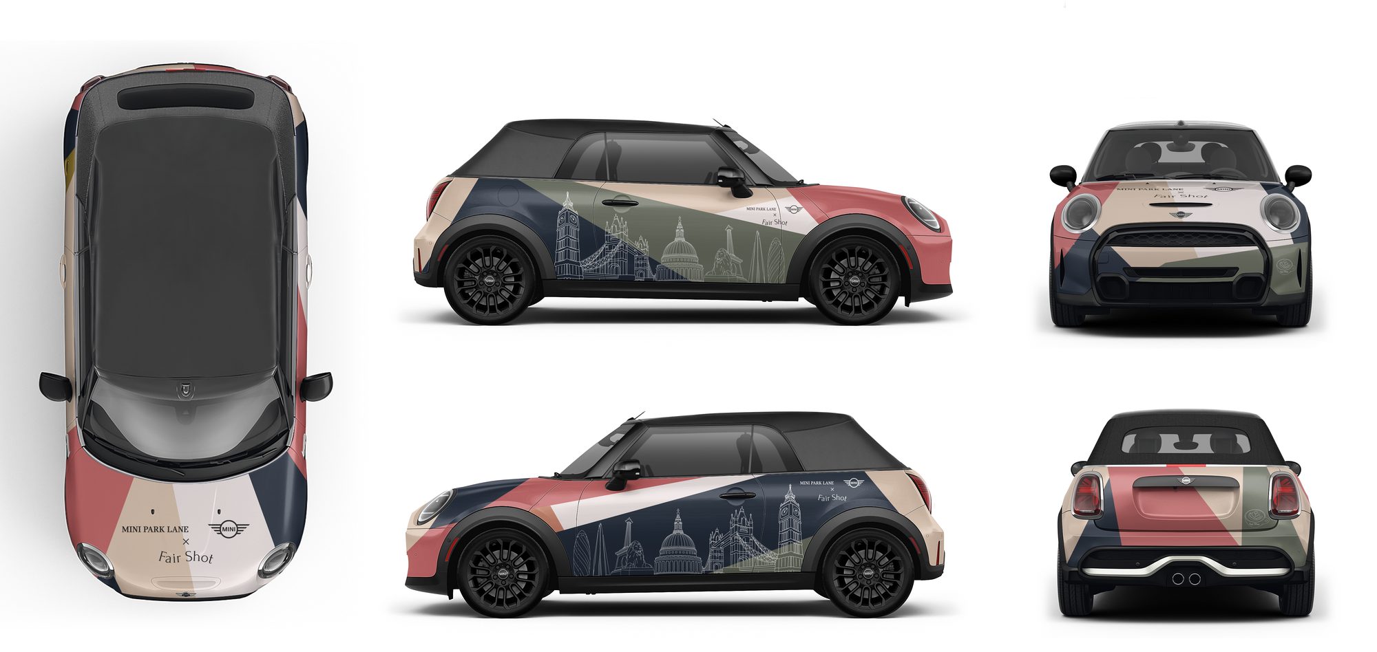 The approved livery artwork, every face