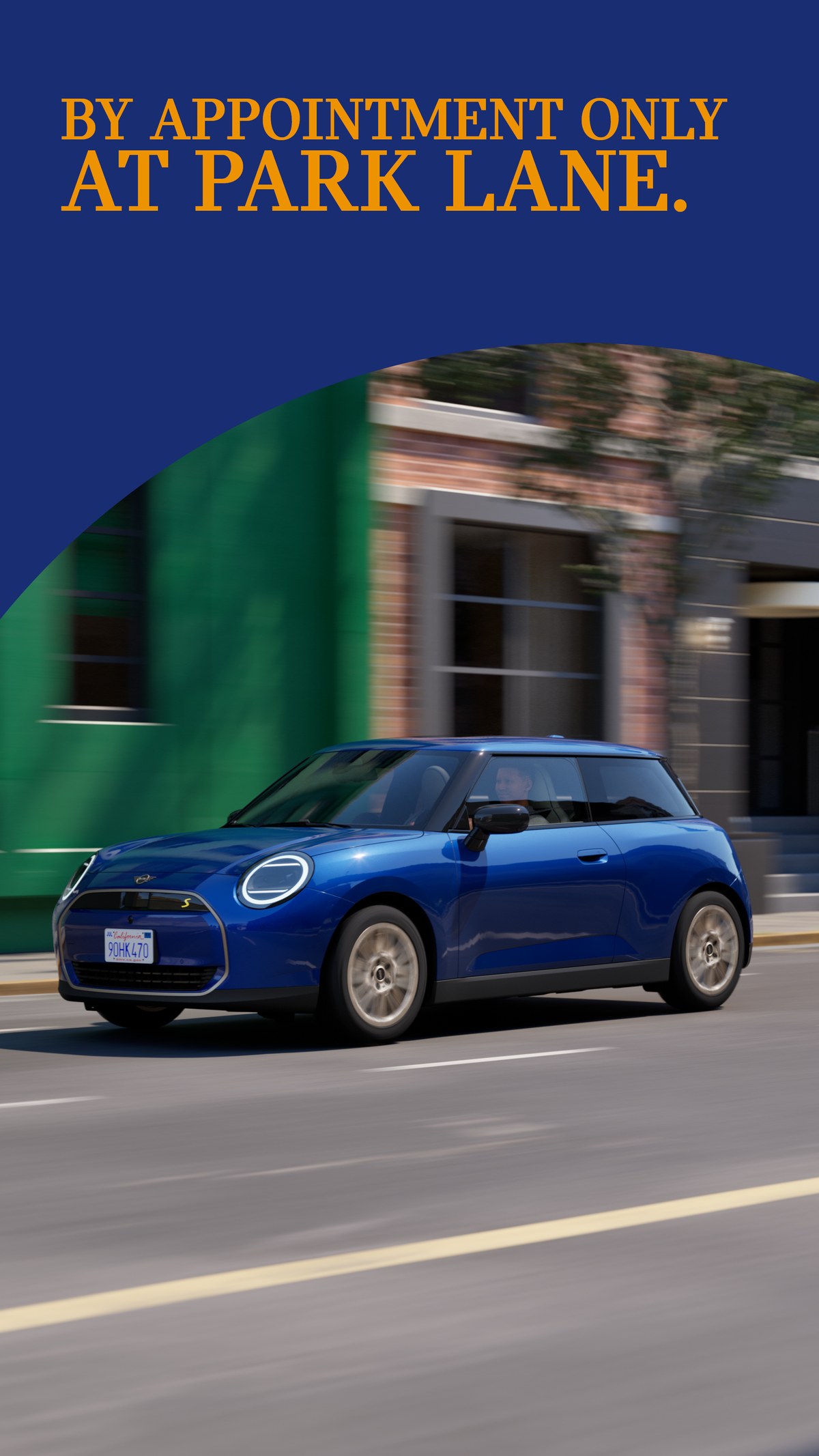 By Appointment Only story frame, MINI Cooper