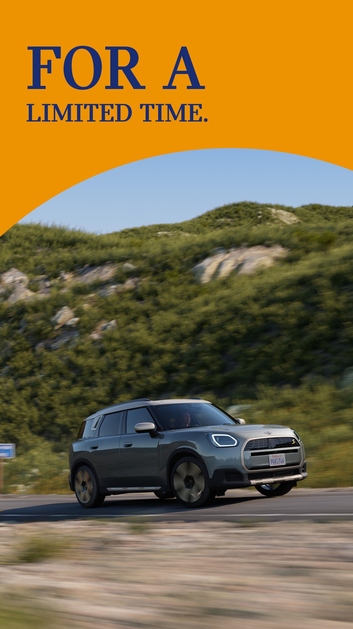 For a limited time story frame, MINI Countryman