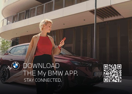 My BMW App card, stay connected