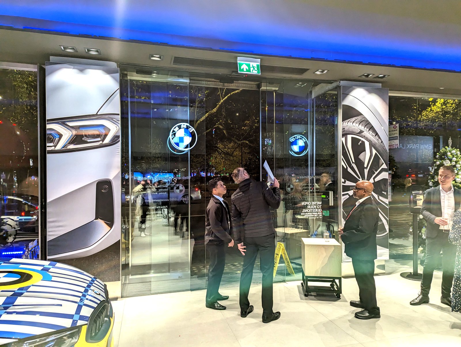Guests through the flagship on opening night