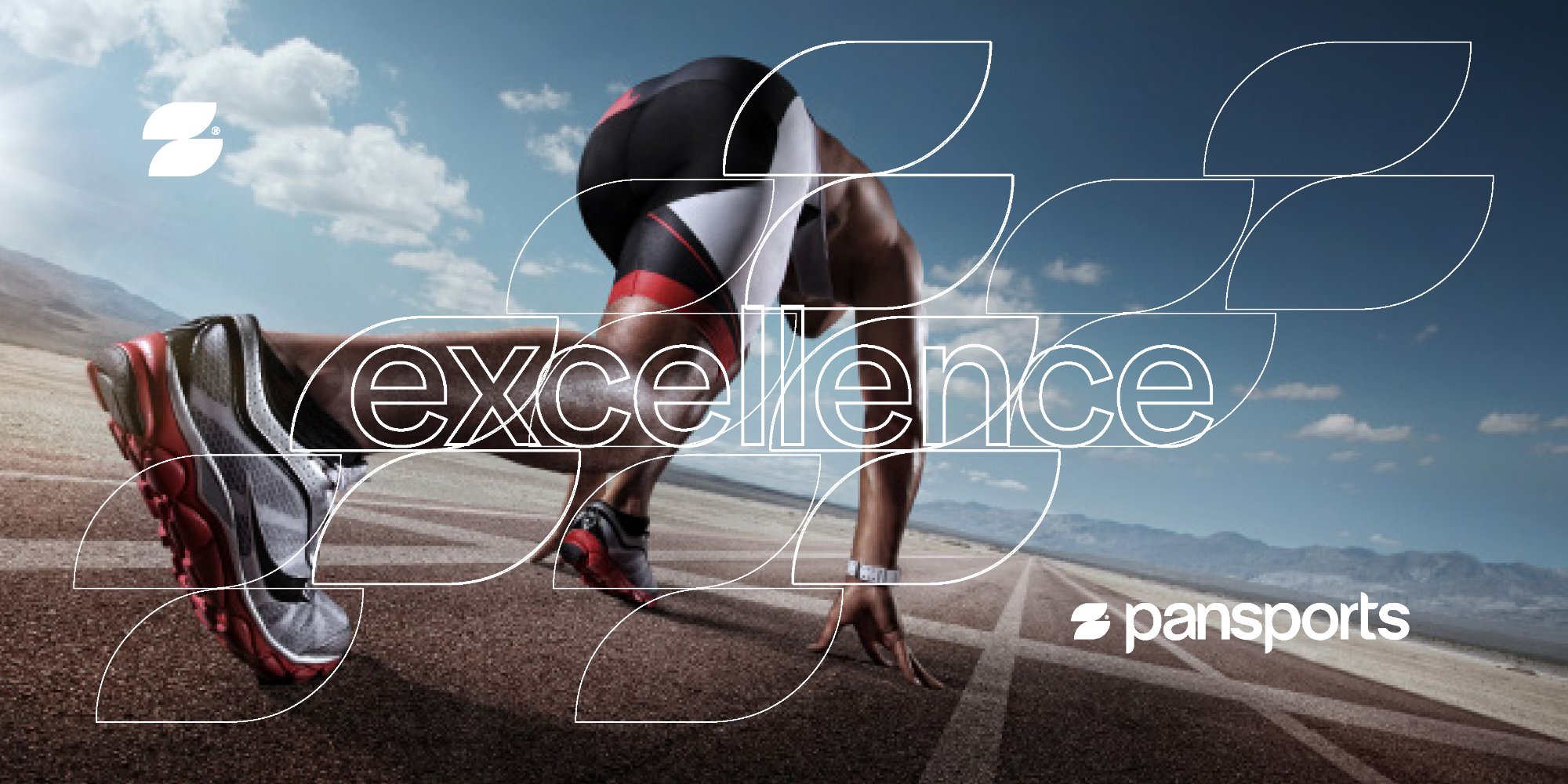 Pansports brand — sprint excellence