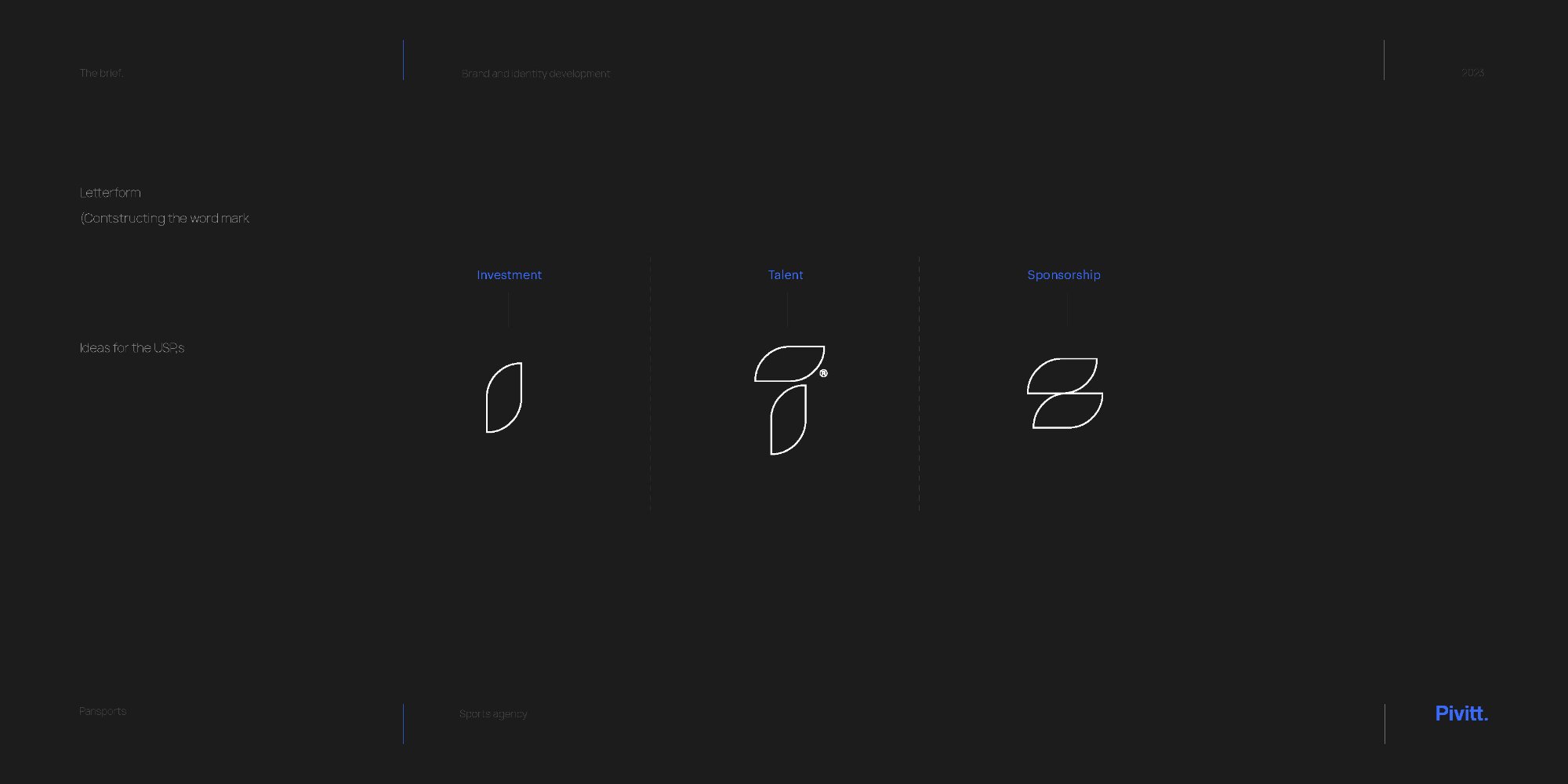 Pansports logo wordmark grid