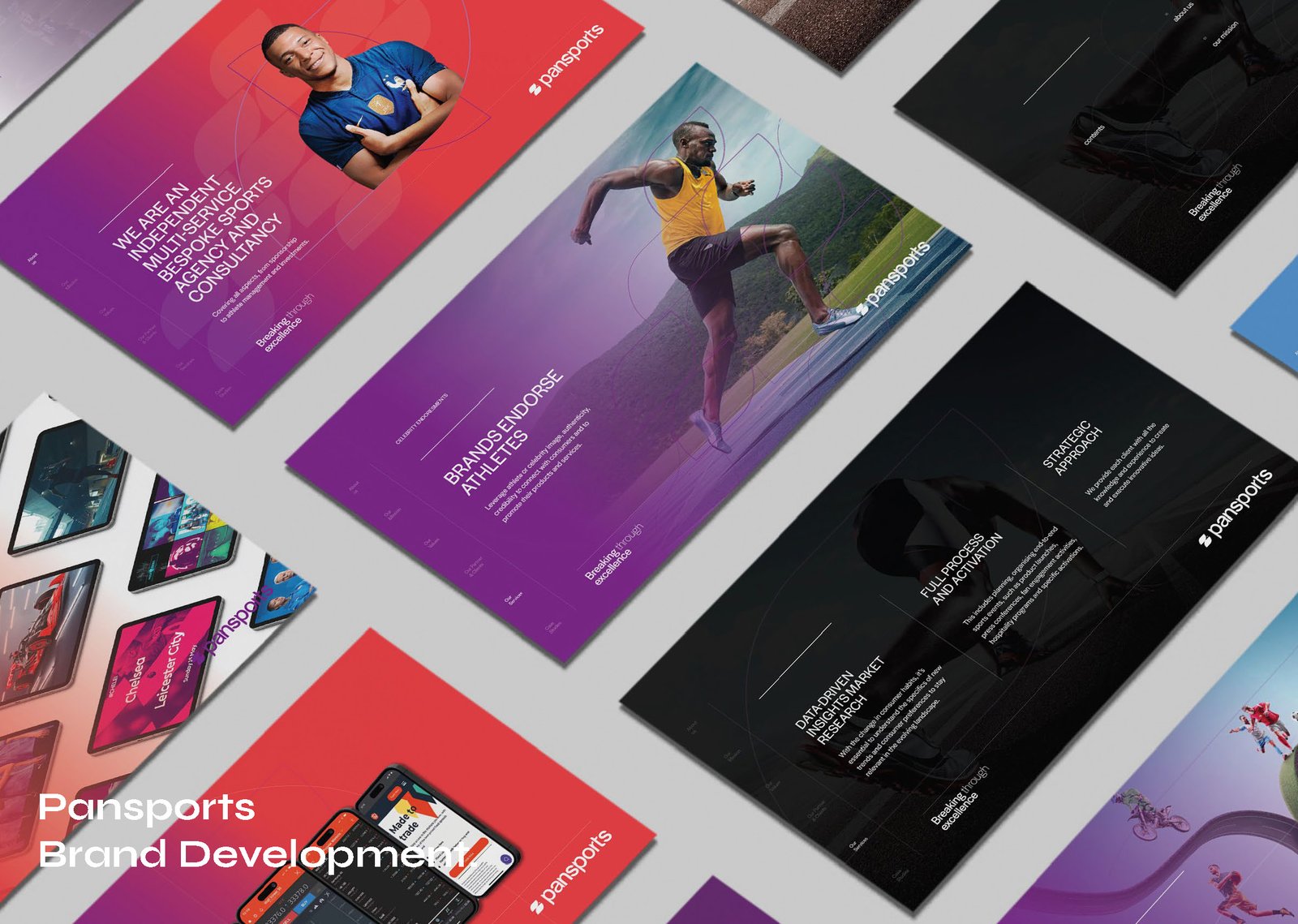 Pansports brand development